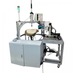 Fully automatic arc-shaped soft bag cushion nailing machine