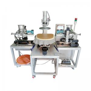 Fully automatic flat/circular seat cushion nailing machine