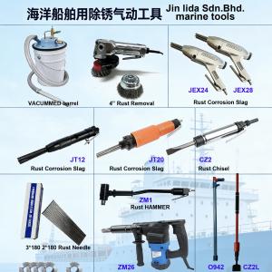 Pneumatic rust removal tools, marine ship rust removal tools, rust removal