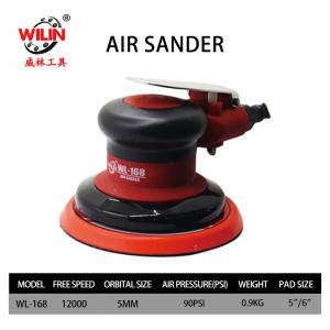 5 Inch (125 mm) Air Random Orbital Sander， WL-168